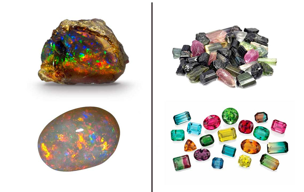 October Crystal OCTOBER BIRTHSTONES – TOURMALINE AND OPAL – Bremer Jewelry