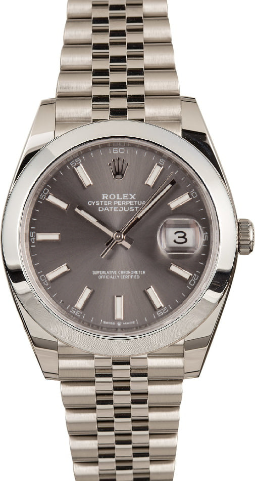 Nysgerrighed Sway Lavet til at huske Pre-Owned Rolex Datejust 41mm Watch – Bremer Jewelry