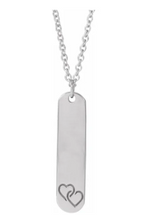 Bremer Jewelry 925 White Sterling Silver Engravable 
