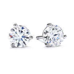 Hearts On Fire Diamond Stud Earrings in White Gold (0.33 ctw)