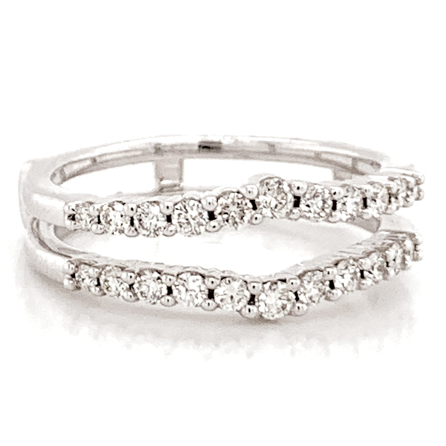 Bremer Jewelry Diamond Ring Guard in 14K White Gold (0.25ctw)