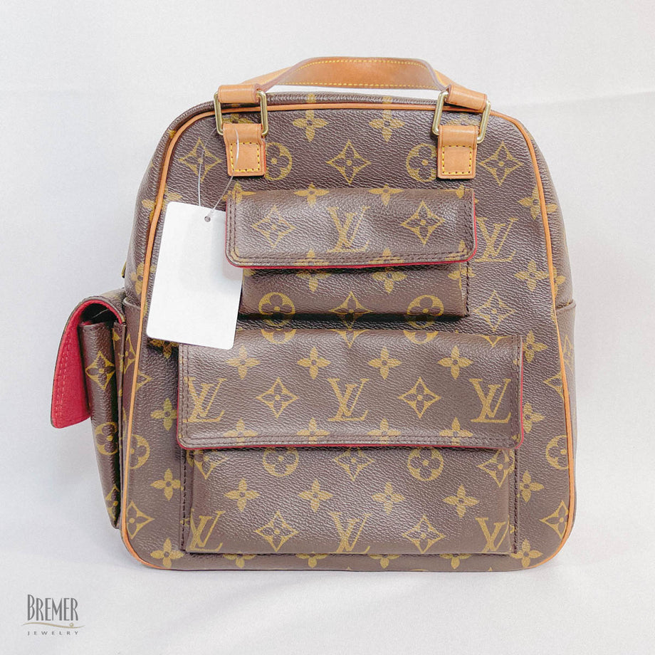 Louis+Vuitton+Excentri-Cite+Shoulder+Bag+Brown+Canvas for sale