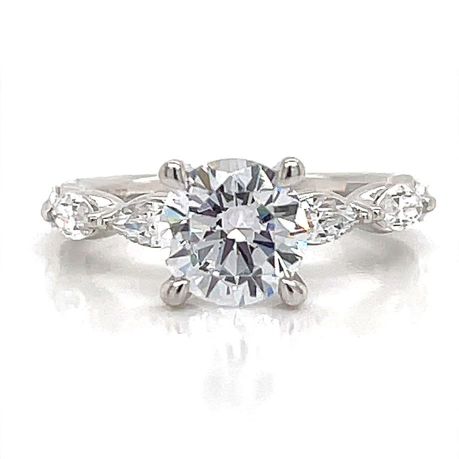 White gold setting sale for marquise diamond