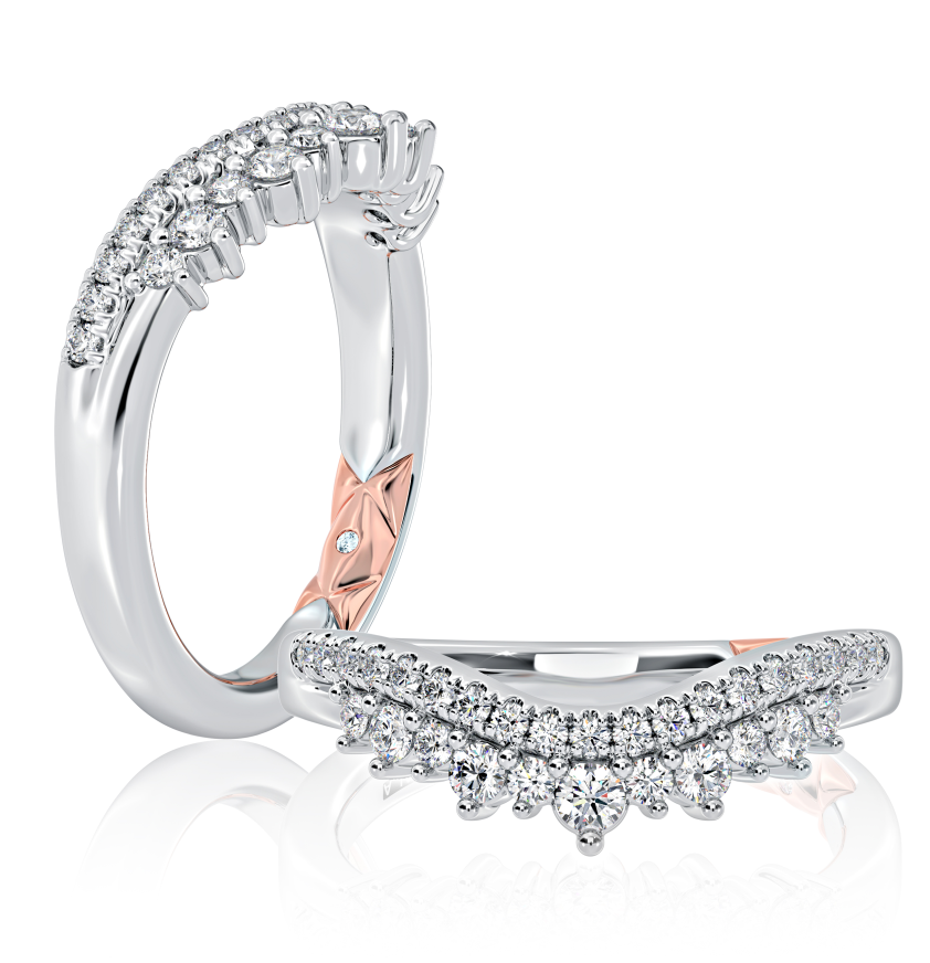 Bremer Jewelry Diamond Ring Guard in 14K White Gold (0.25ctw)