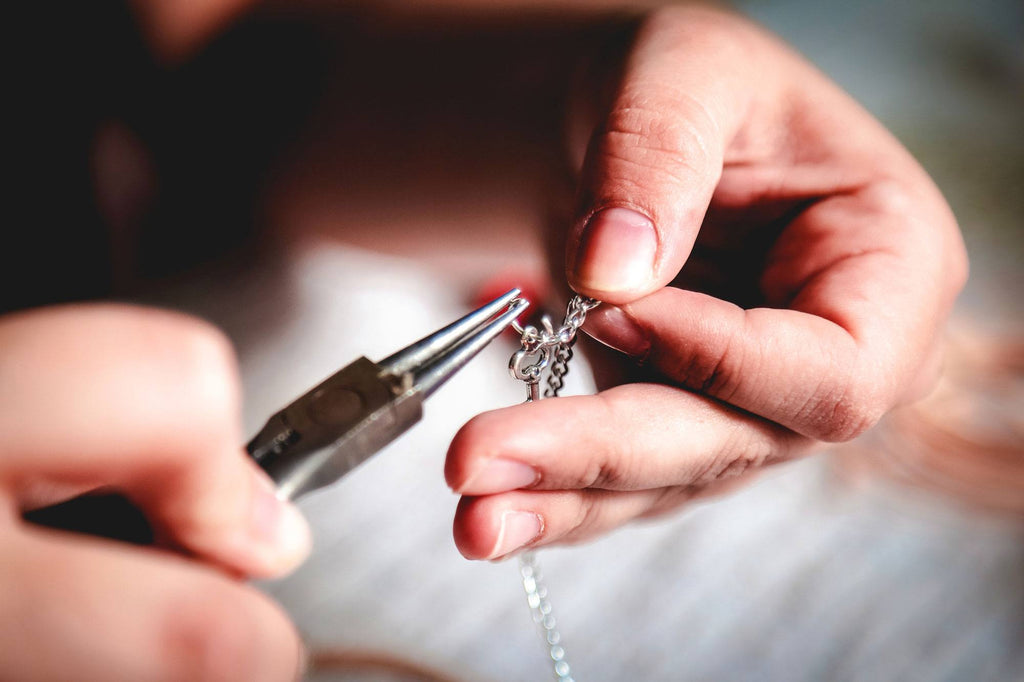Jeweler Repairing Jewelry