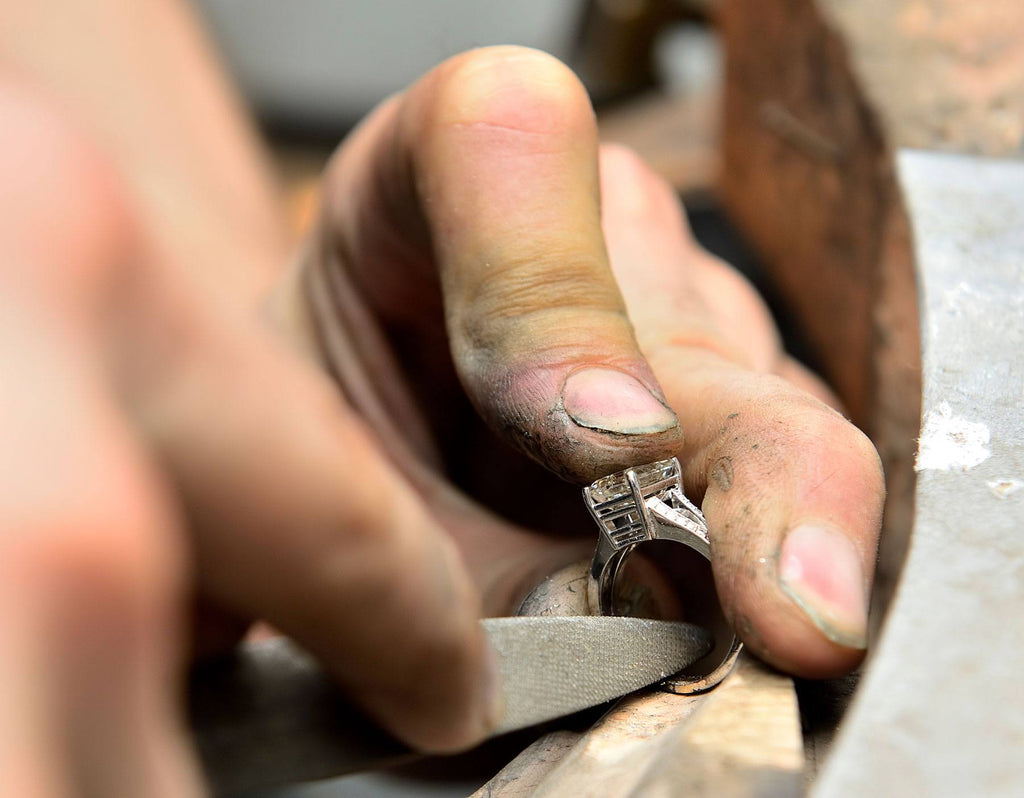 Jeweler Repairing Jewelry